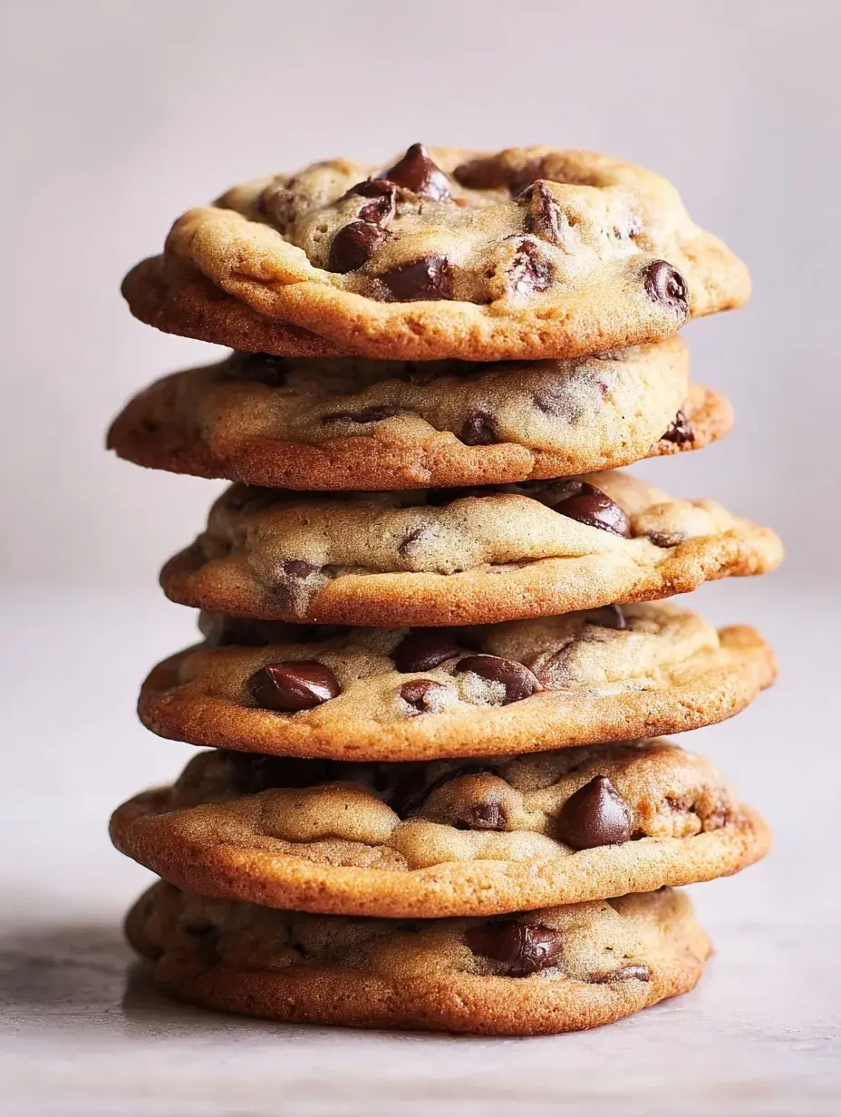 Large Bakery Style Chocolate Chip Cookies with melted chocolate chunks on a baking sheet