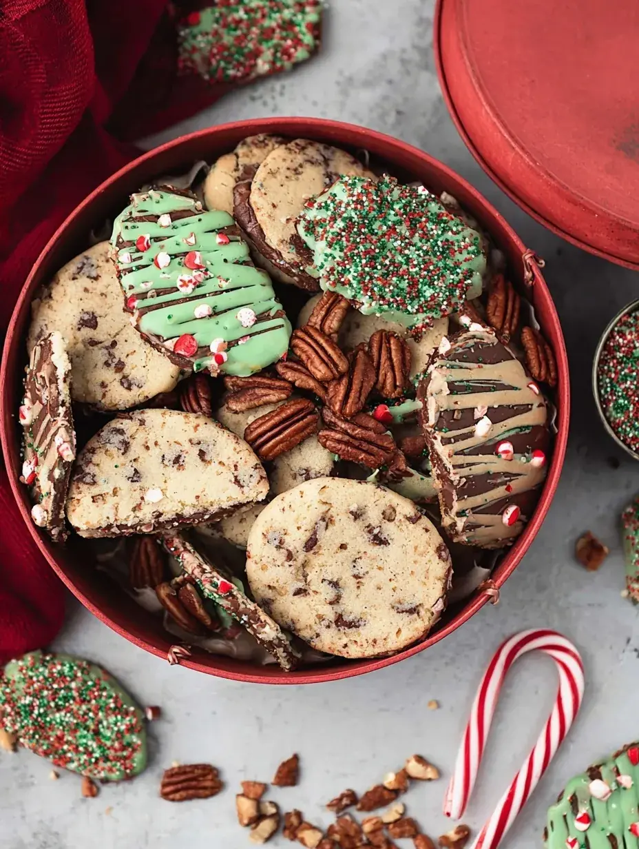 A row of sliced round Gluten-Free Slice and Bake Cookies on a baking sheet before going into the oven.