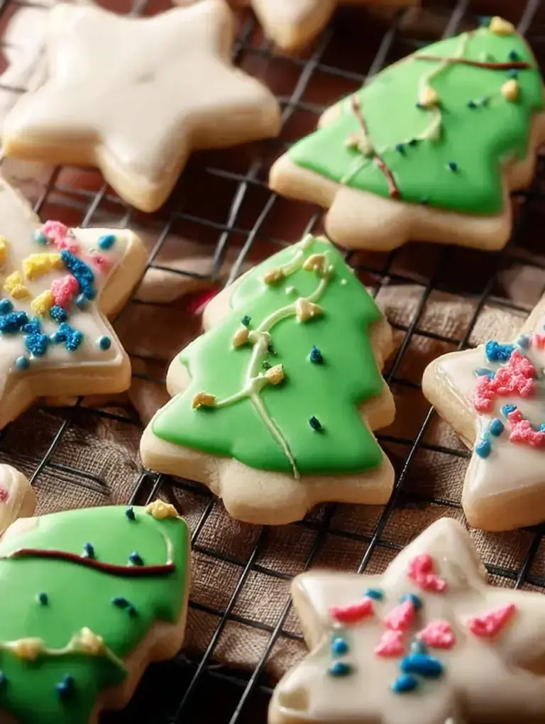 Golden Gluten-Free Sugar Cookies on a baking sheet with parchment paper