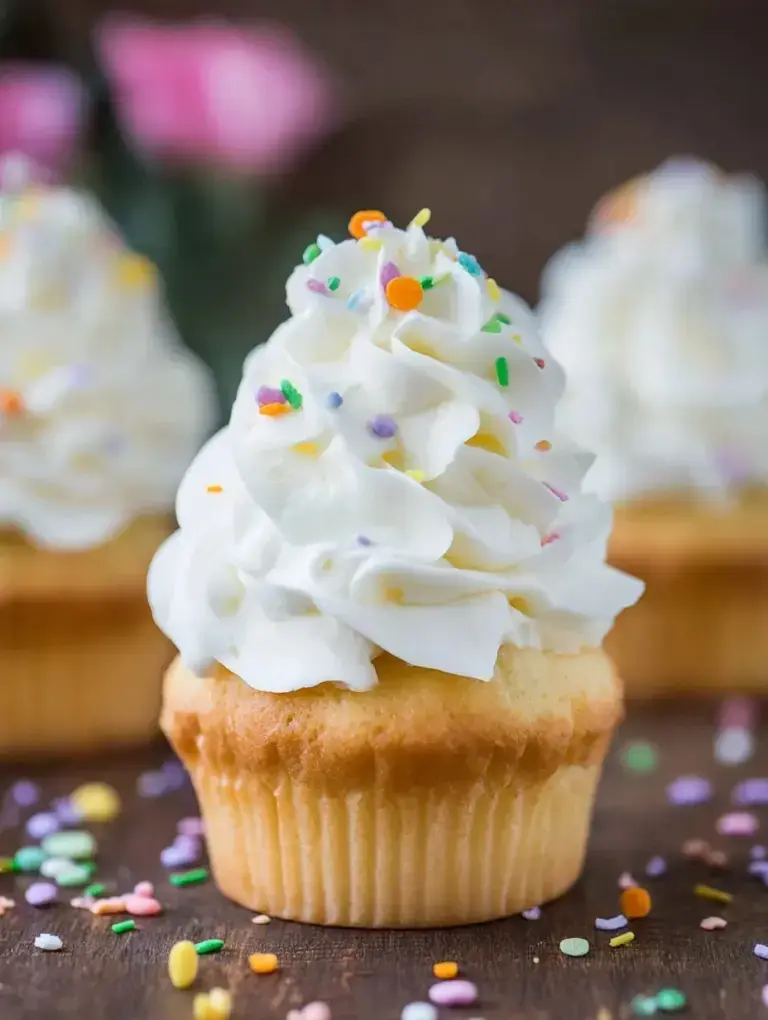 A close up of fluffy and smooth Swiss Meringue Buttercream in a mixing bowl