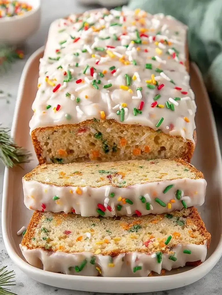A thick slice of Vegan Sugar Cookie Bread on a wooden board showing the crackly sugar crust