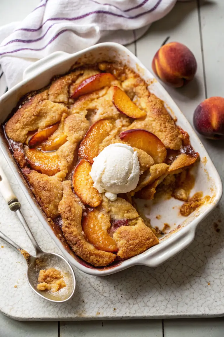 Brown Sugar Peach Cobbler Delight image1