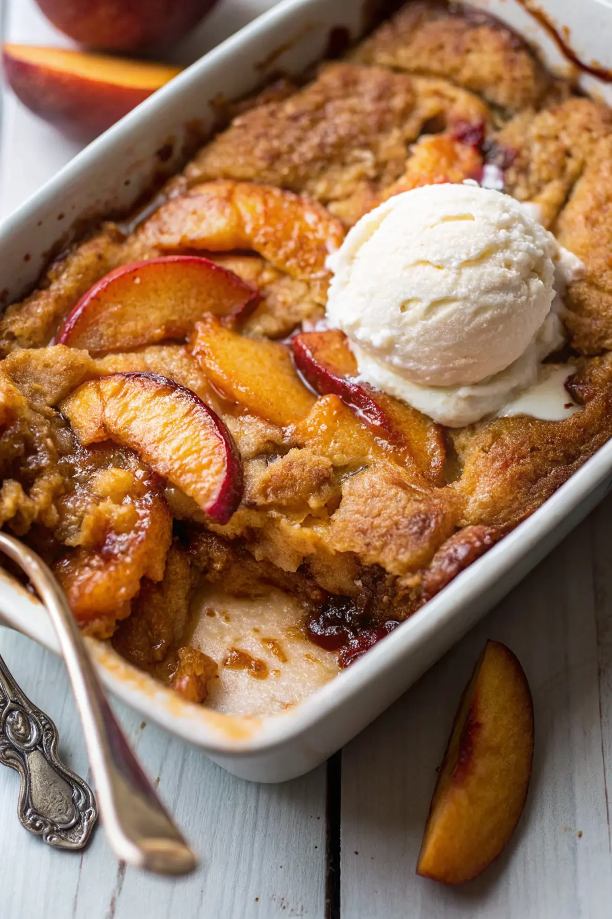 Brown Sugar Peach Cobbler Delight