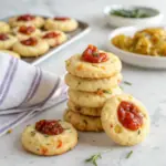 Cheesy Thumbprint Savory Cookies image1