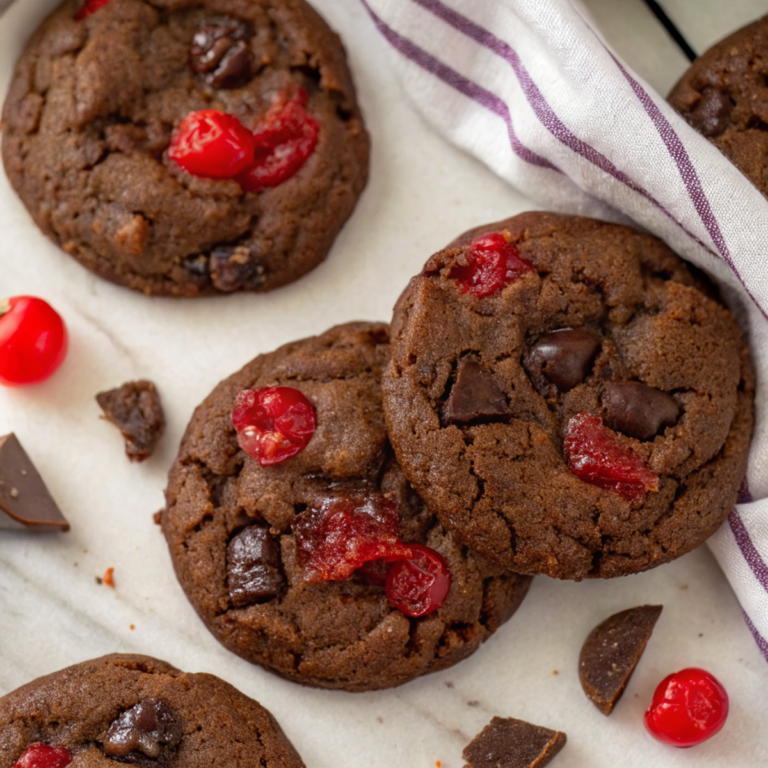 Chewy Chocolate Cherry Cookies image1