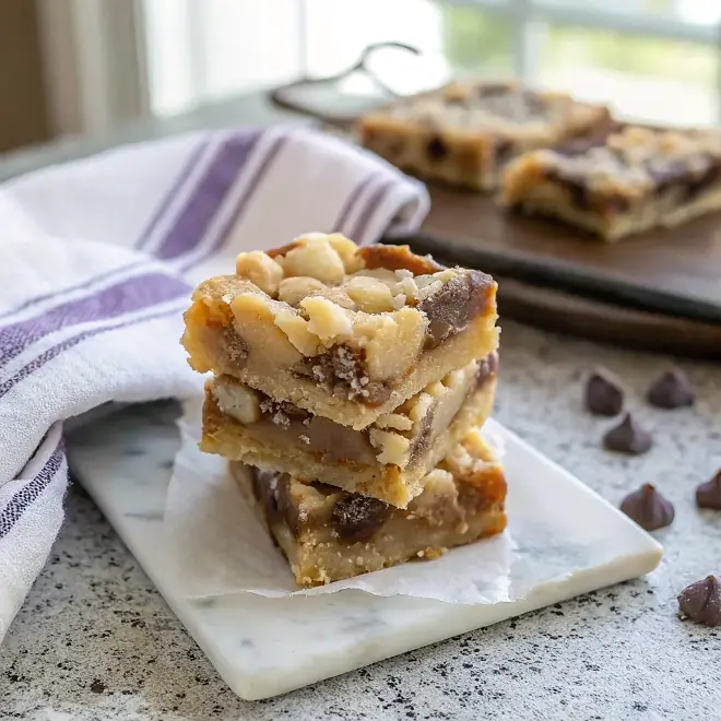 Chocolate Chip Caramel Butter Bars image1