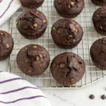 Chocolate Zucchini Blueberry Muffins image1