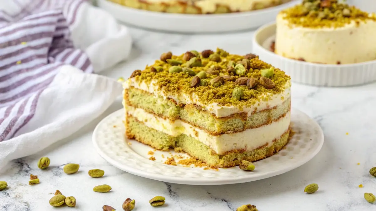 Creamy Pistachio Tiramisu Delight image1