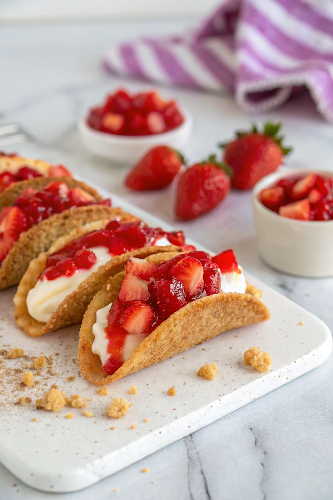 Delicious Cheesecake Tacos Recipe image1