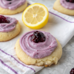 Delish Lemon Blackberry Crumbl Cookies image1