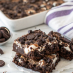 Delish Oreo Marshmallow Brownies image1