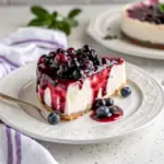 Easy Blueberry No Bake Cheesecake image1