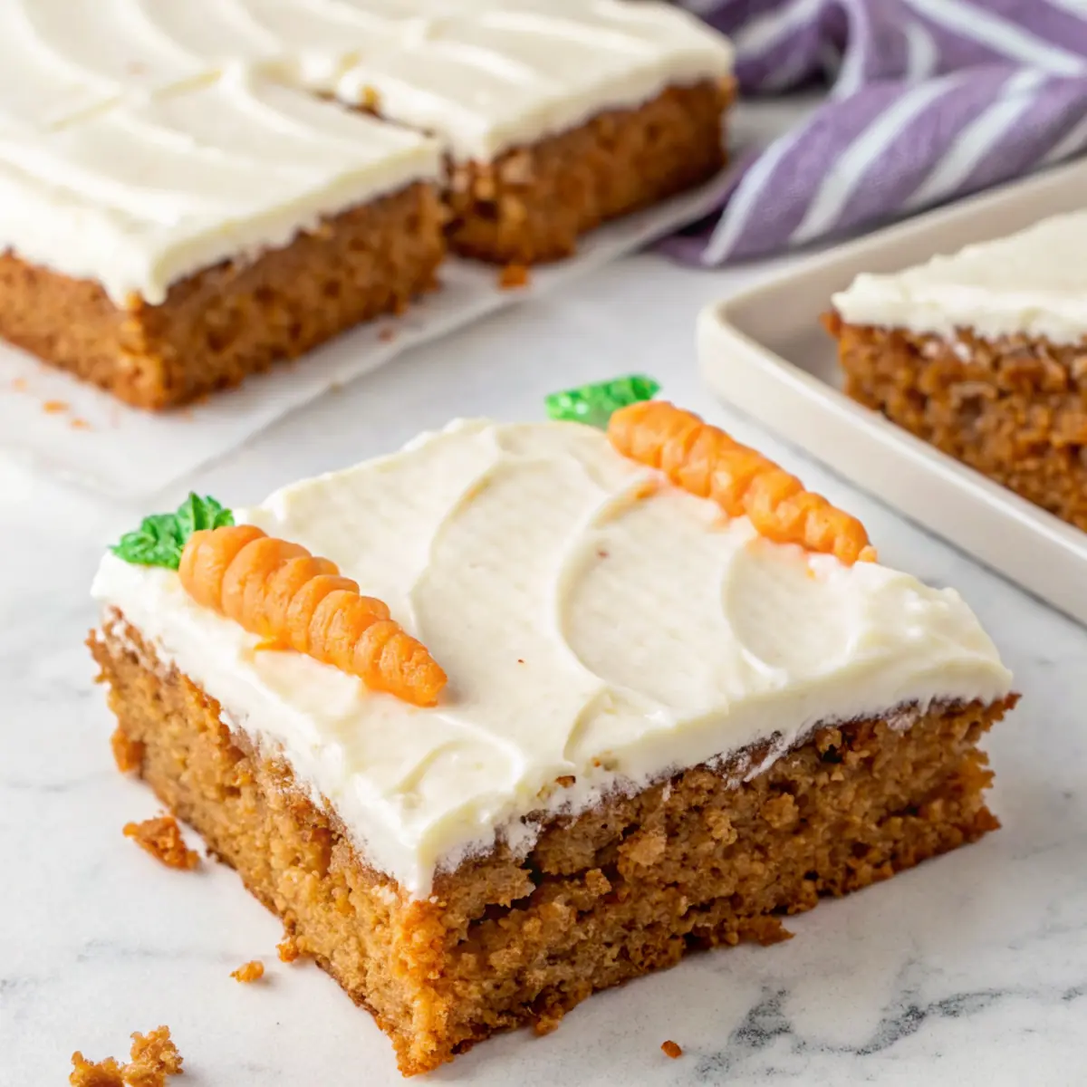 Easy Carrot Sheet Cake Recipe image1