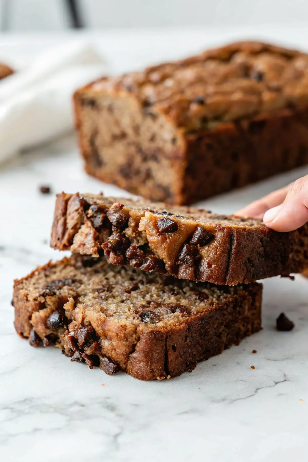 Easy Chocolate Chip Banana Bread