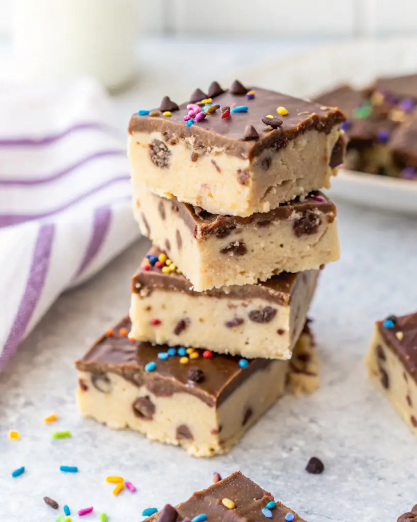 Easy Chocolate Chip Cookie Dough Bars recipe