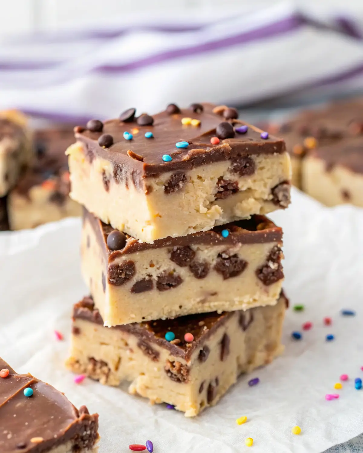 Easy Chocolate Chip Cookie Dough Bars