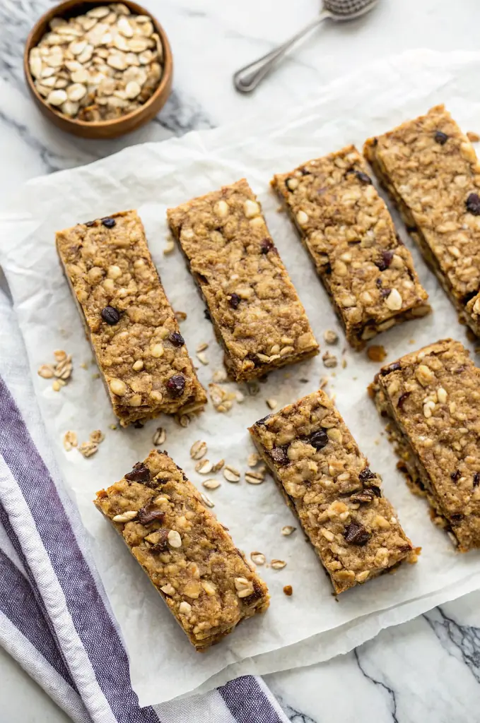 Easy Homemade Peanut Butter Protein Bars image1
