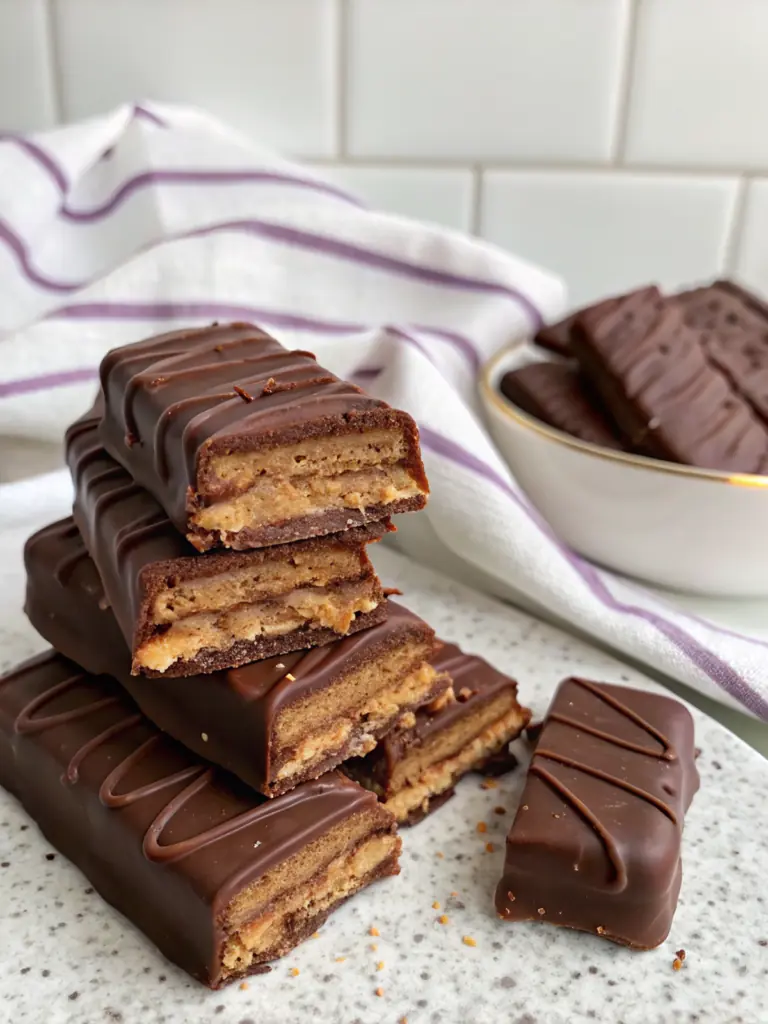 Easy Paleo Kit Kat Bars image1