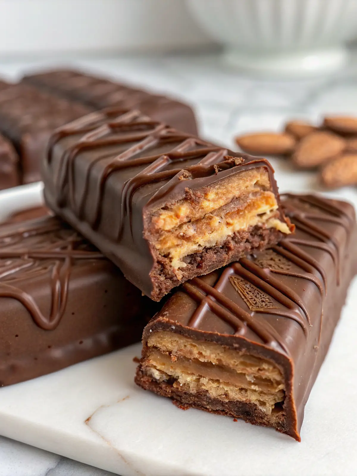 Easy Paleo Kit Kat Bars