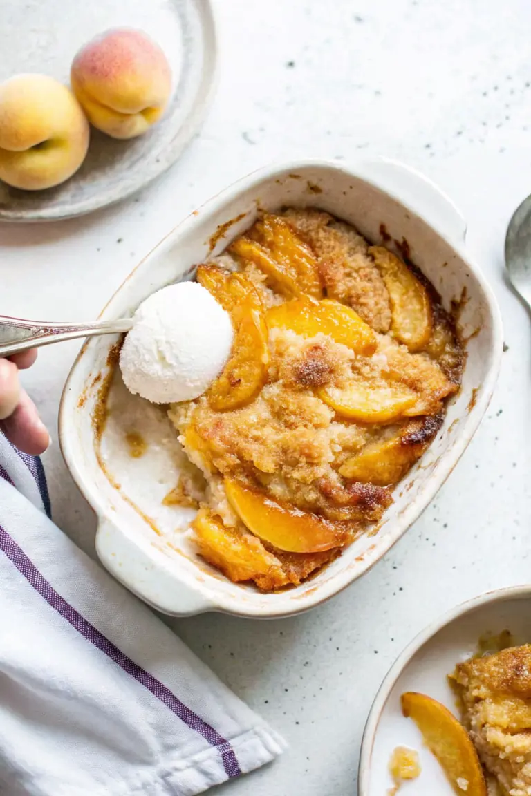 Easy Peach Cobbler Recipe image1