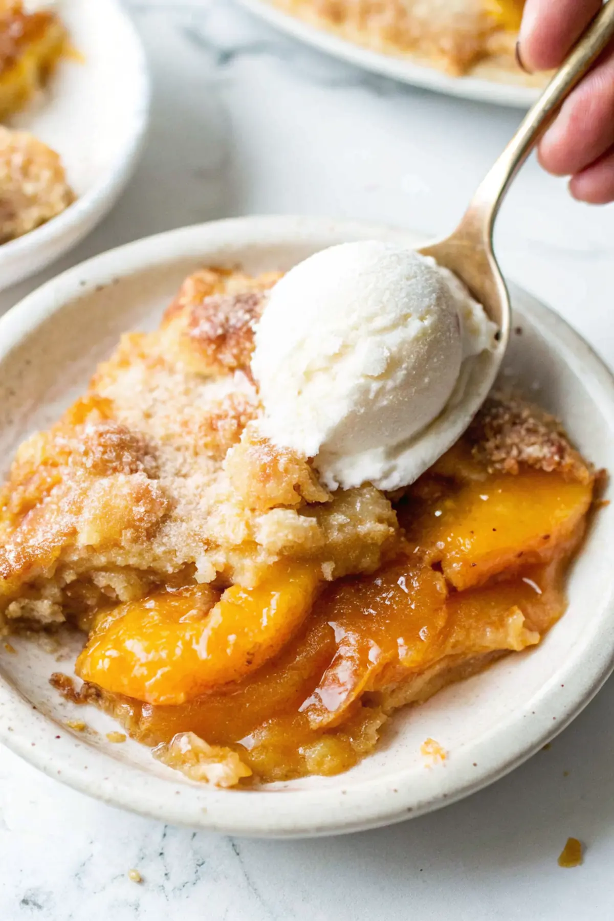 Easy Peach Cobbler Recipe