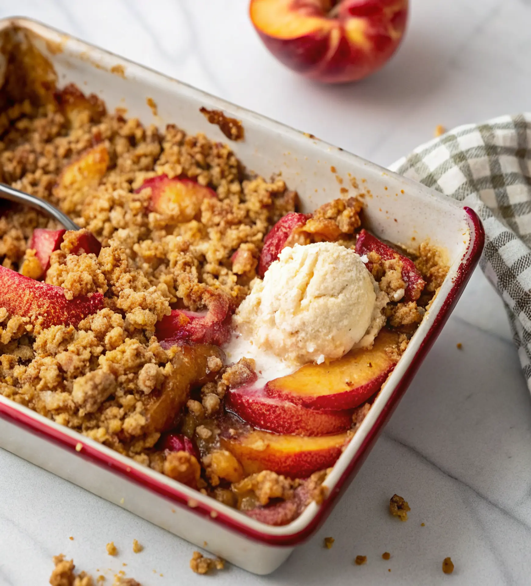 Easy Peach Crisp Recipe