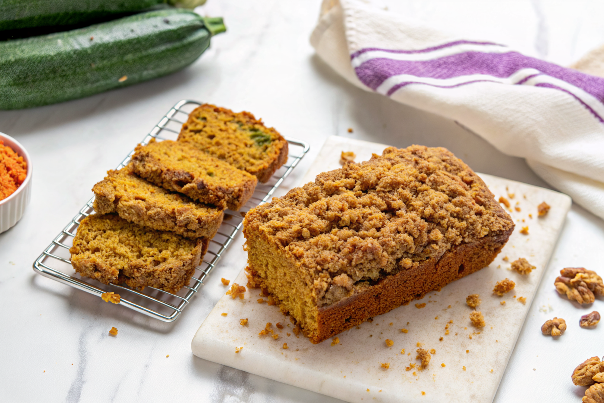 Easy Pumpkin Zucchini Bread image1
