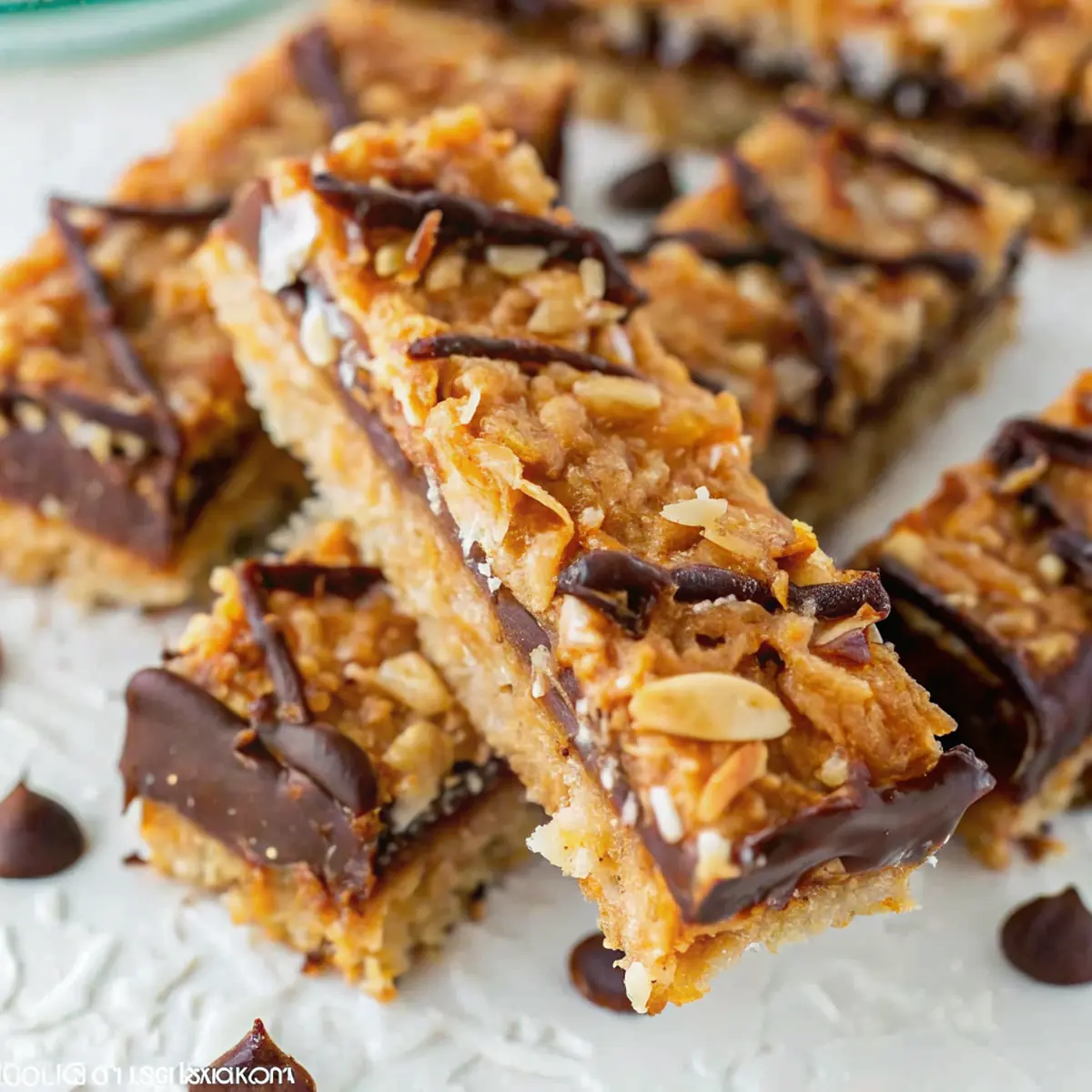 Easy Samoa Cookie Caramel Bars