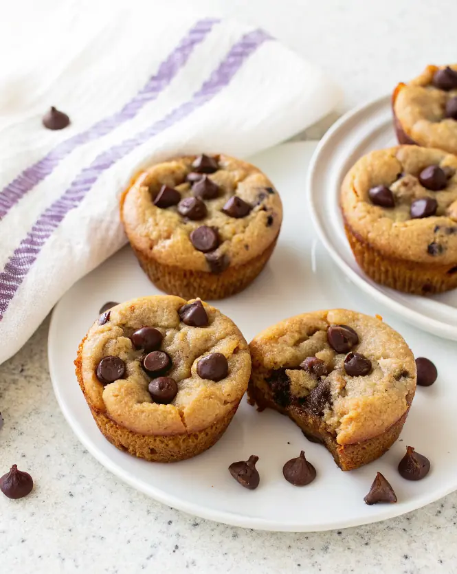 Flourless Peanut Butter Banana Muffins image1