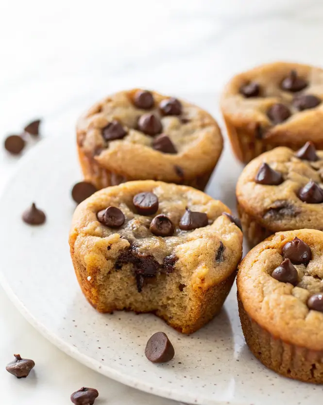 Flourless Peanut Butter Banana Muffins