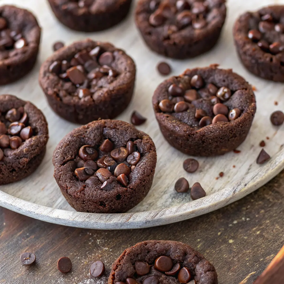 Fudgy Black Bean Brownie Bites