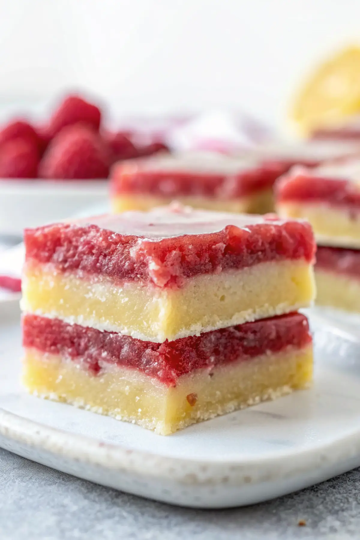 Lemon Raspberry Delight Bars
