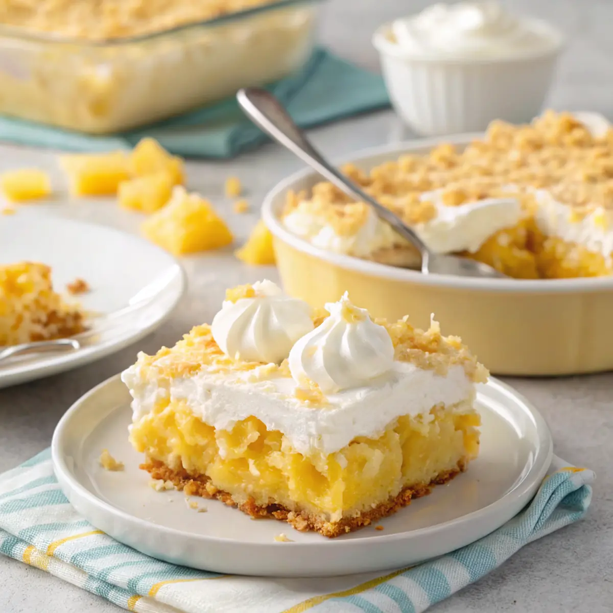 Pineapple Crunch Dessert
