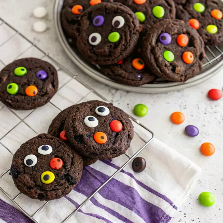 Spooky Halloween Monster Cookies image1