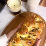 Fluffy Chocolate Chip Braided Brioche