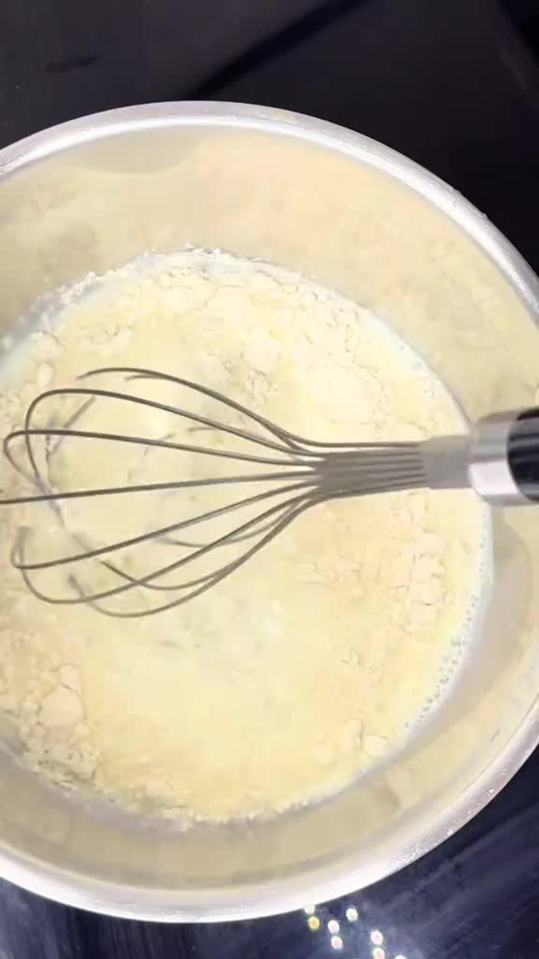 Fluffy Chocolate Chip Braided Brioche - Making tangzhong starter paste