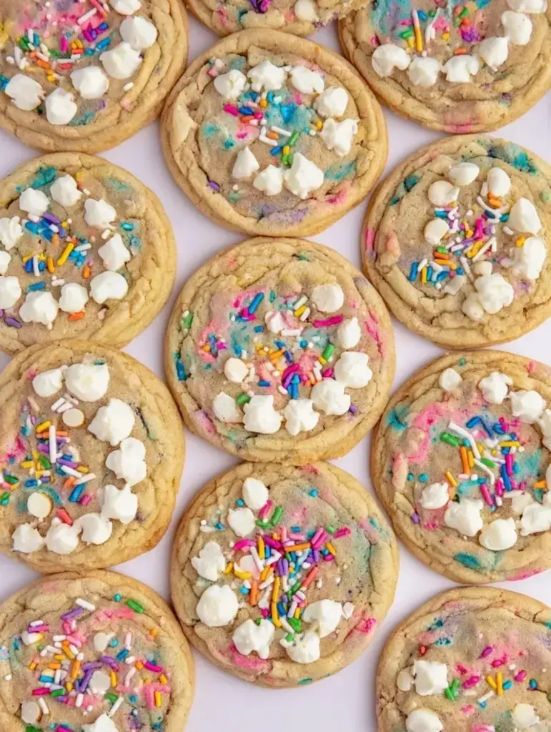 Birthday Cake Sugar Cookies recipe