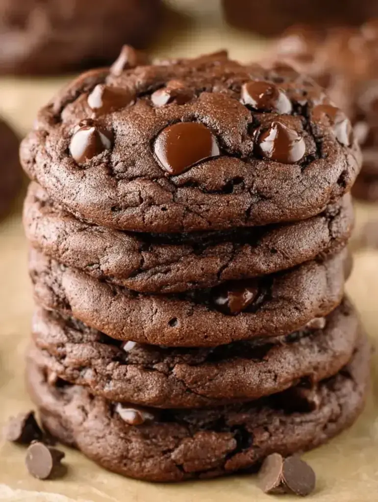 Double Chocolate Chip Cookies recipe