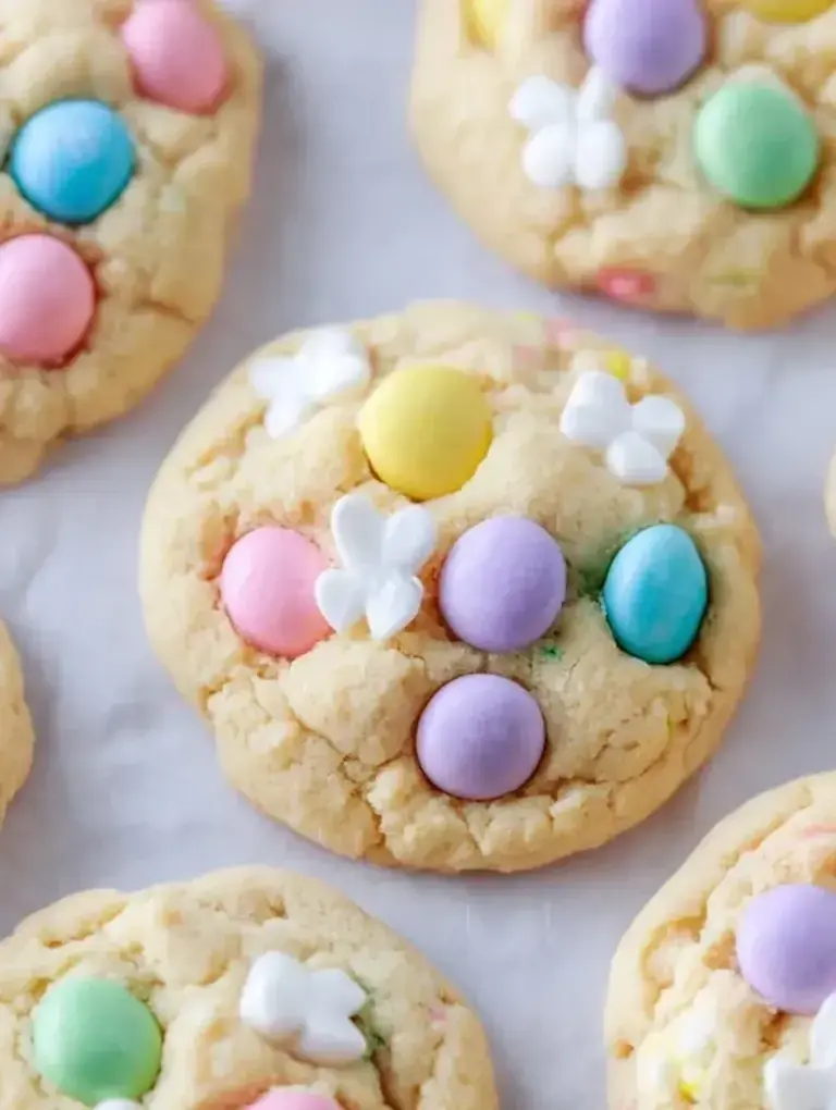 Easter M&M Cookies - easy dessert recipe