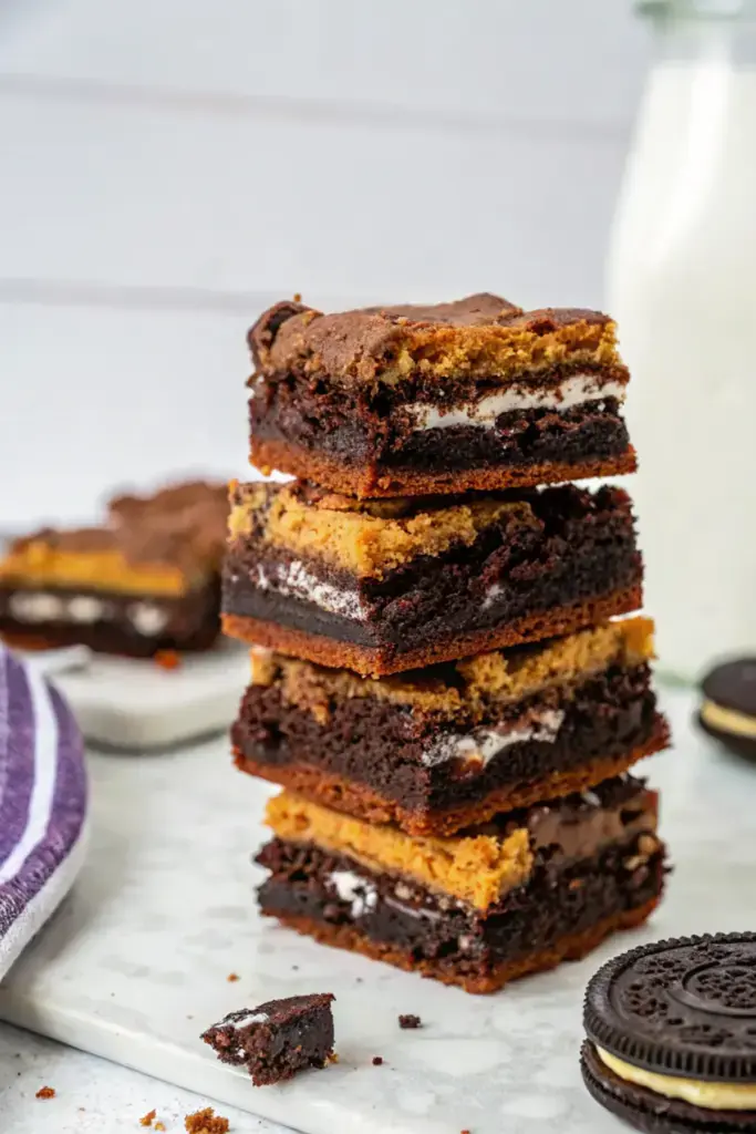 Easy Slutty Brownies Recipe recipe