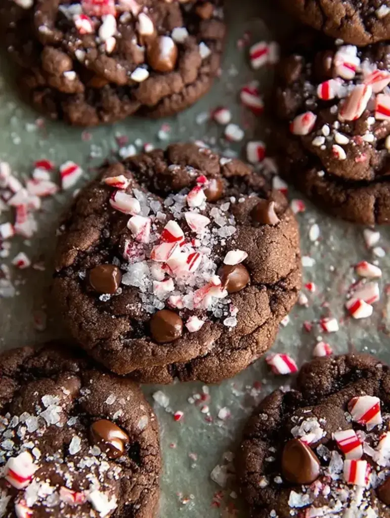 Gluten-Free Double Chocolate Peppermint Cookies recipe