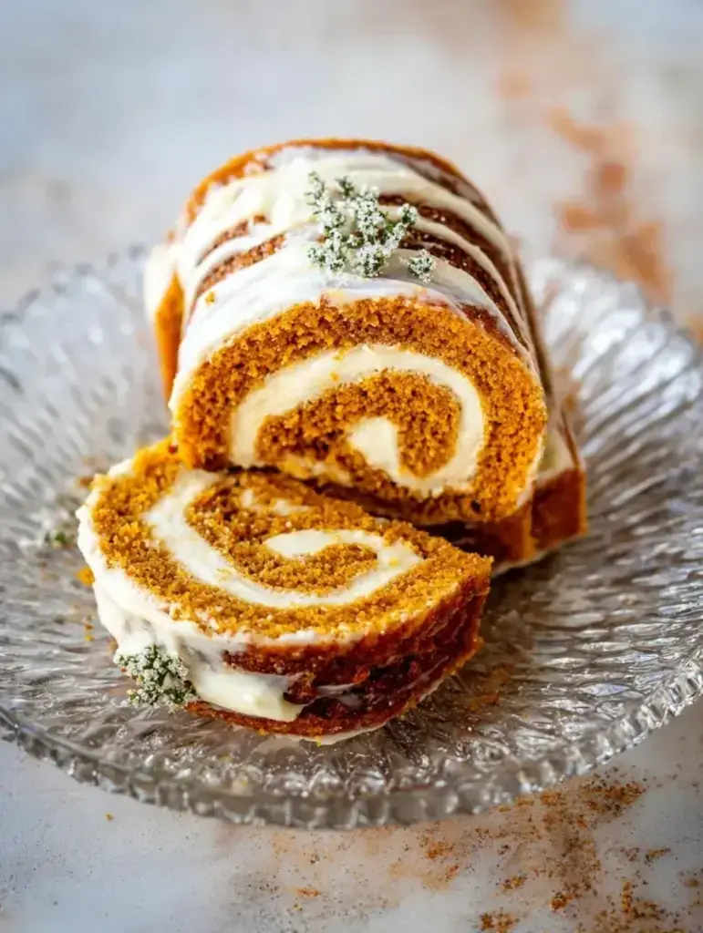 Moist Pumpkin Roll with Cassava and Coconut Flours recipe