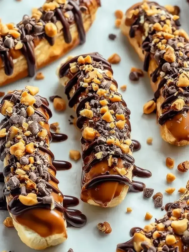 Frozen Banana Snickers recipe