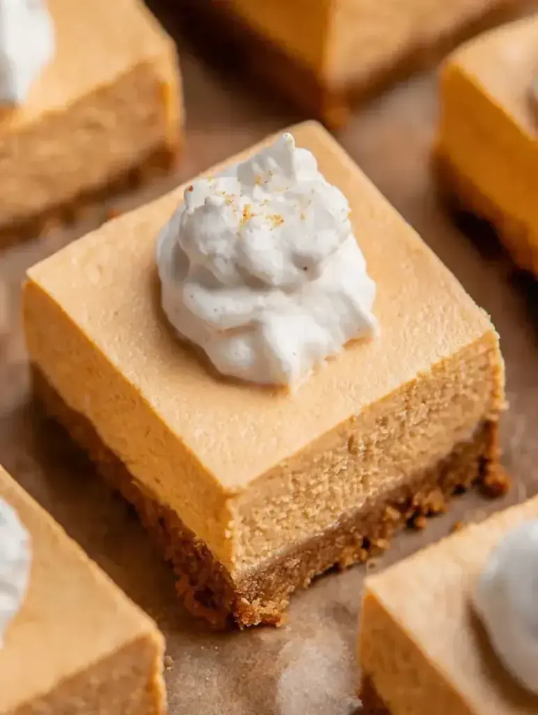 No-Bake Pumpkin Cheesecake Bars recipe