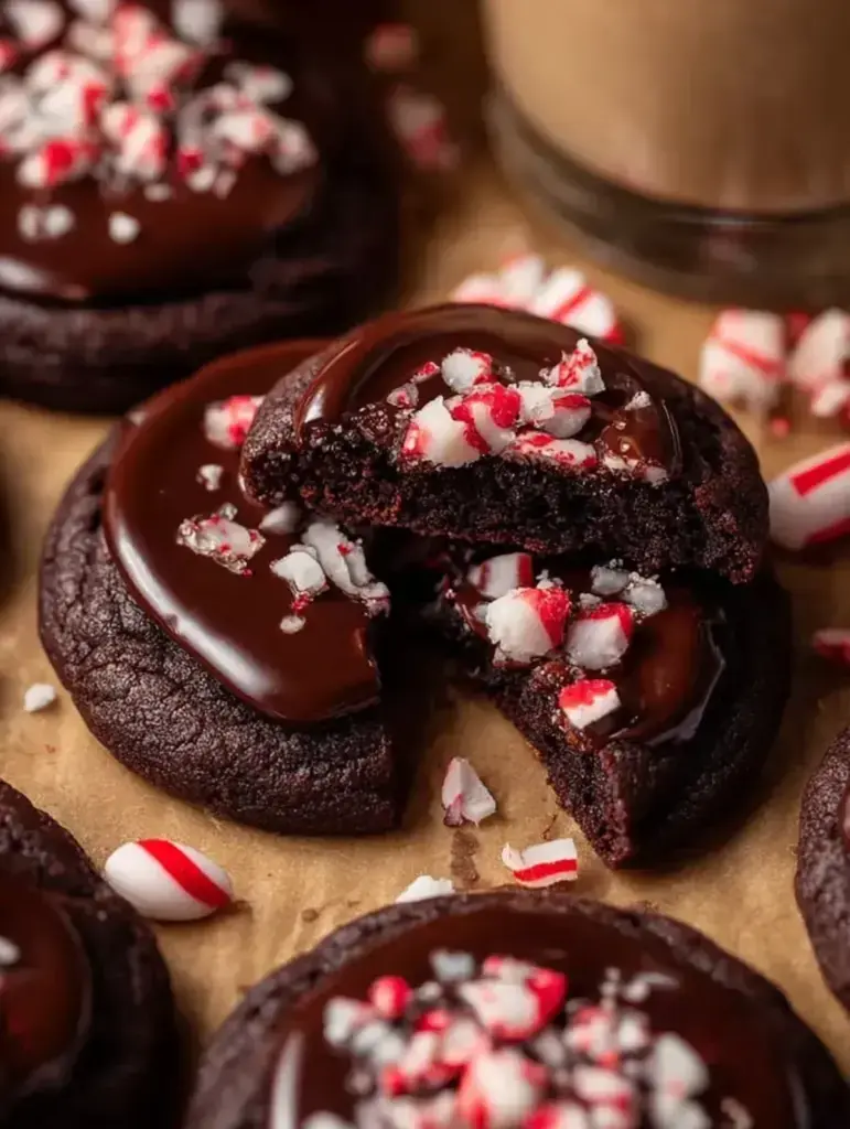 Peppermint Mocha Cookies recipe