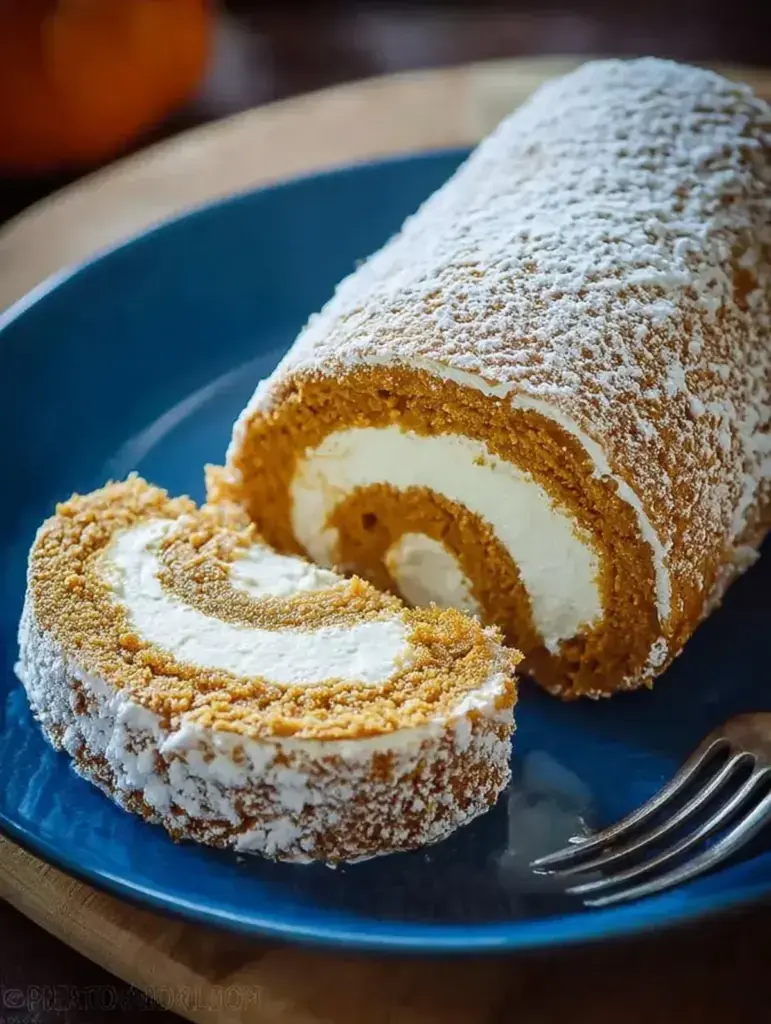 Pumpkin Roll Recipe recipe