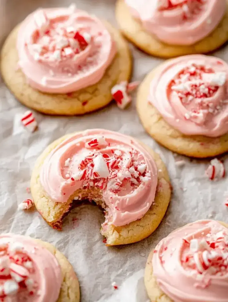 Quick & Easy Peppermint Meltaways with Peppermint Cream Cheese Frosting recipe