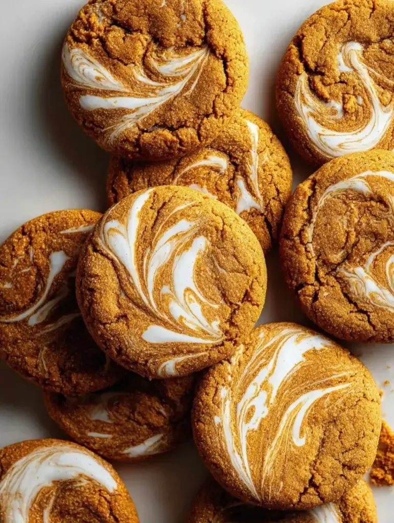 Soft & Chewy Vegan Pumpkin Cheesecake Cookies recipe