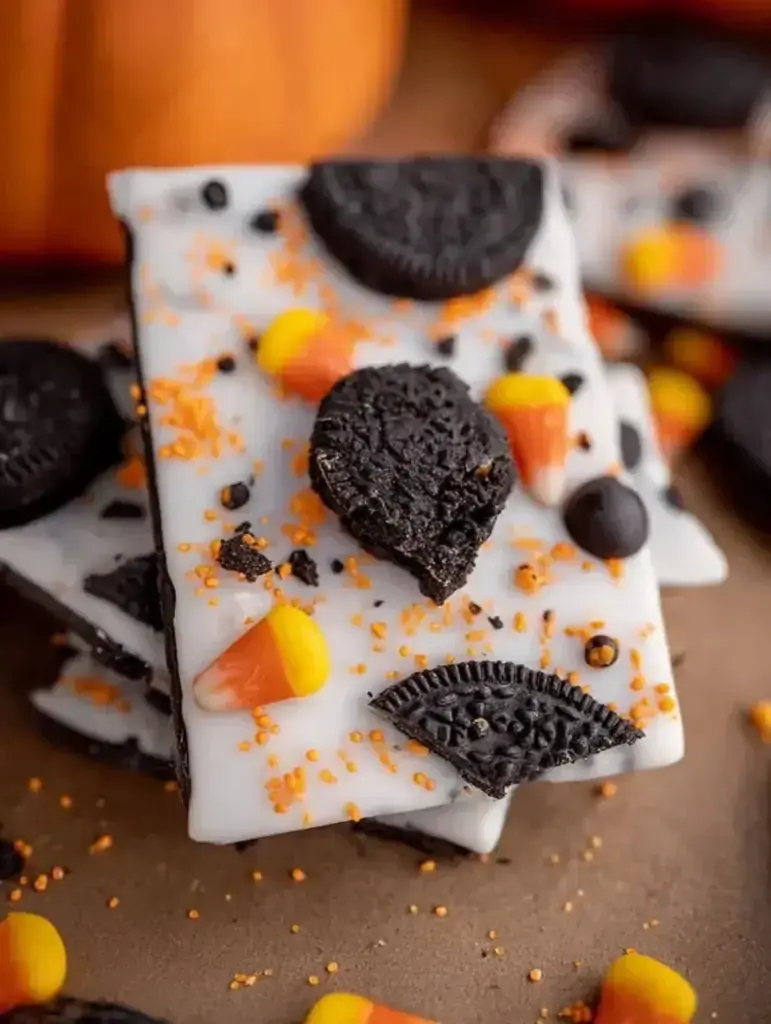 Spooky Halloween Oreo Bark recipe